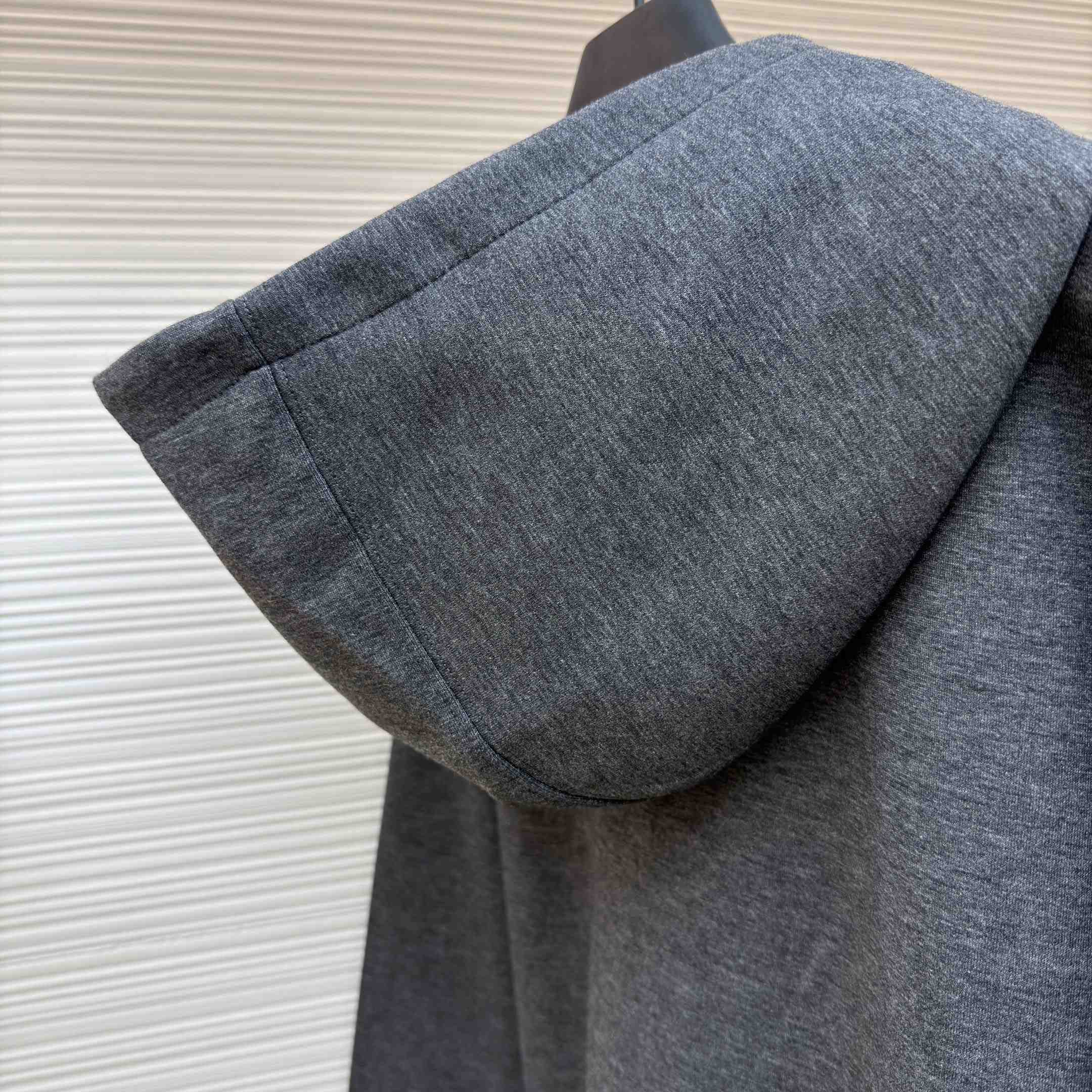 Fendi Dark Gray Cotton Sweatshirt - FashionPlug