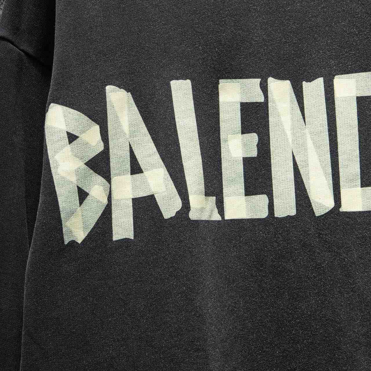 Balenciaga Tape Type Double Front Sweatshirt  - FashionPlug