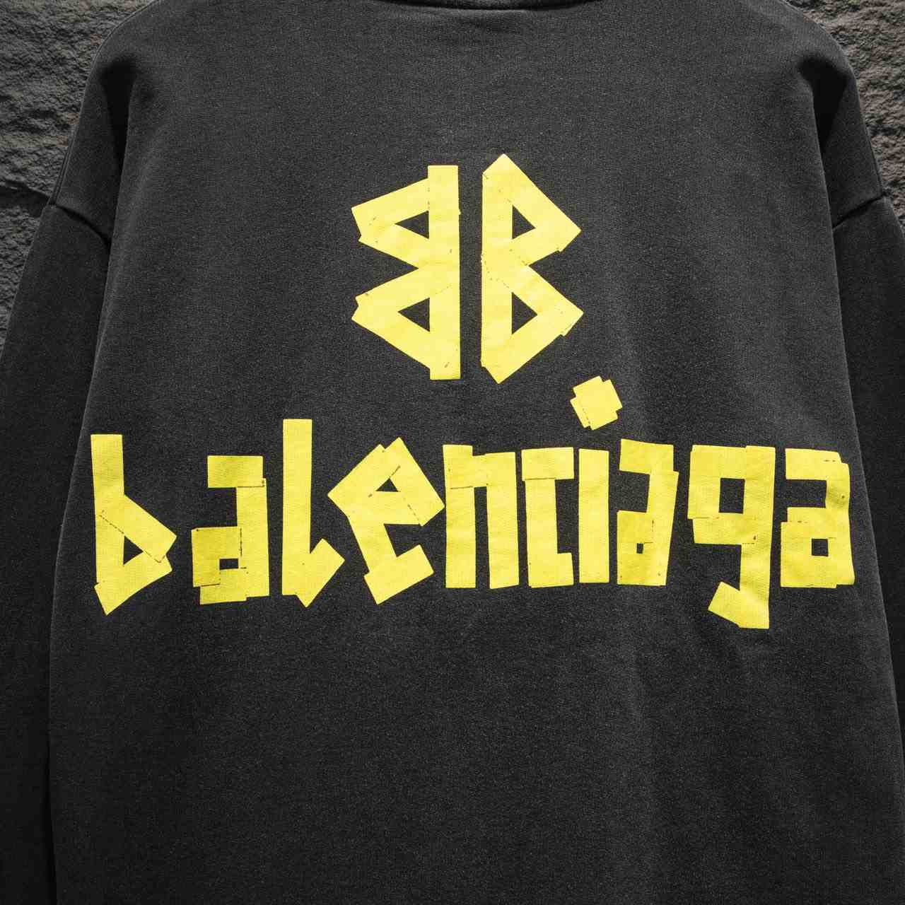 Balenciaga Tape Type Double Front Sweatshirt  - FashionPlug