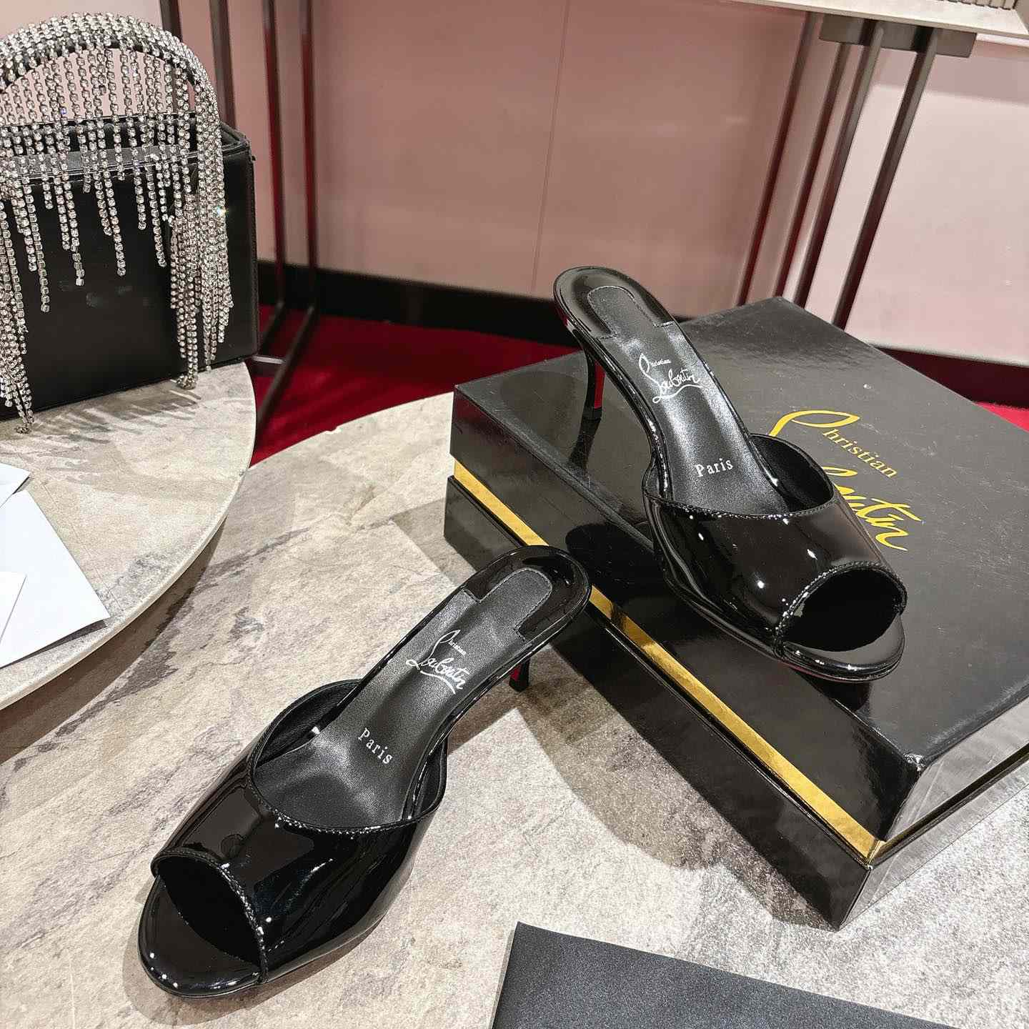 Christian Louboutin Me Dolly - 65 mm Mules - FashionPlug