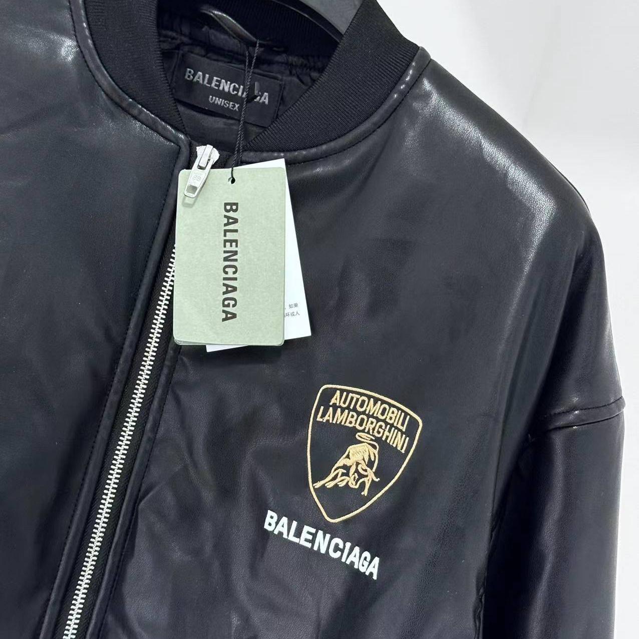 Balenciaga Automobil Lamborghini Oversized Bomber Jacket - FashionPlug