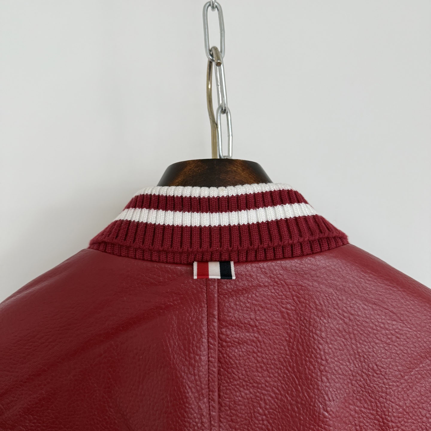 Thom Browne 4-bar Leather Bomber Jacket - FashionPlug