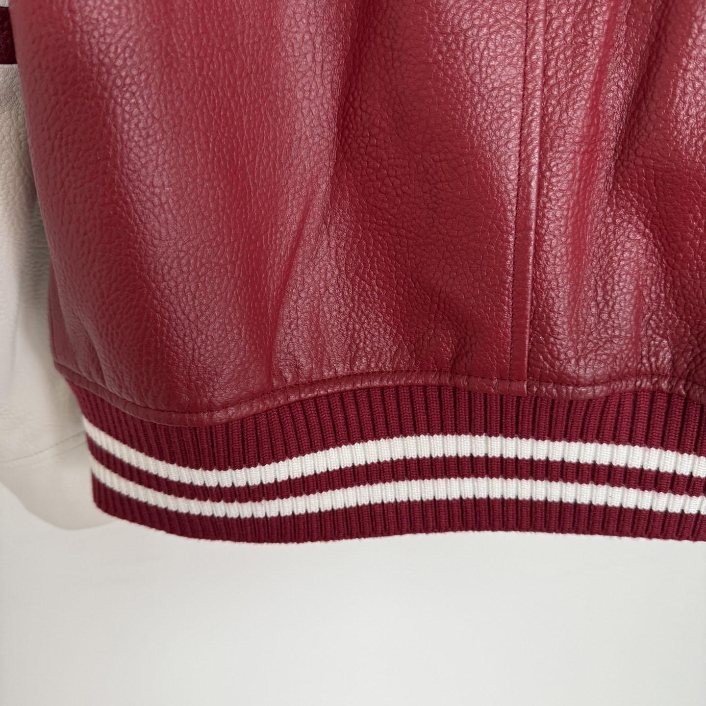 Thom Browne 4-bar Leather Bomber Jacket - FashionPlug