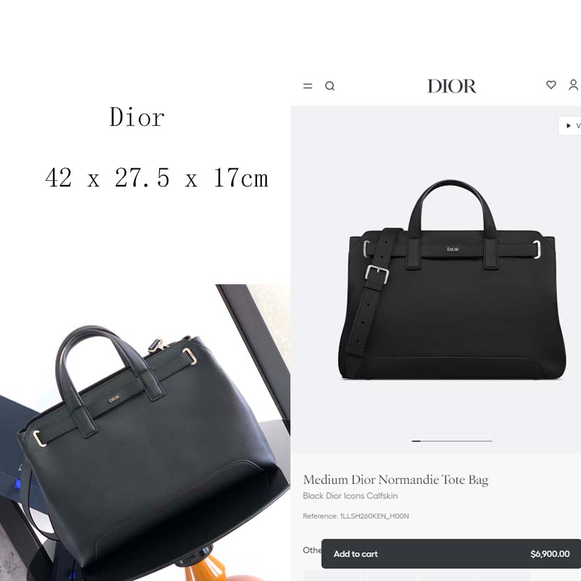 Dior Medium Dior Normandie Tote Bag  - FashionPlug