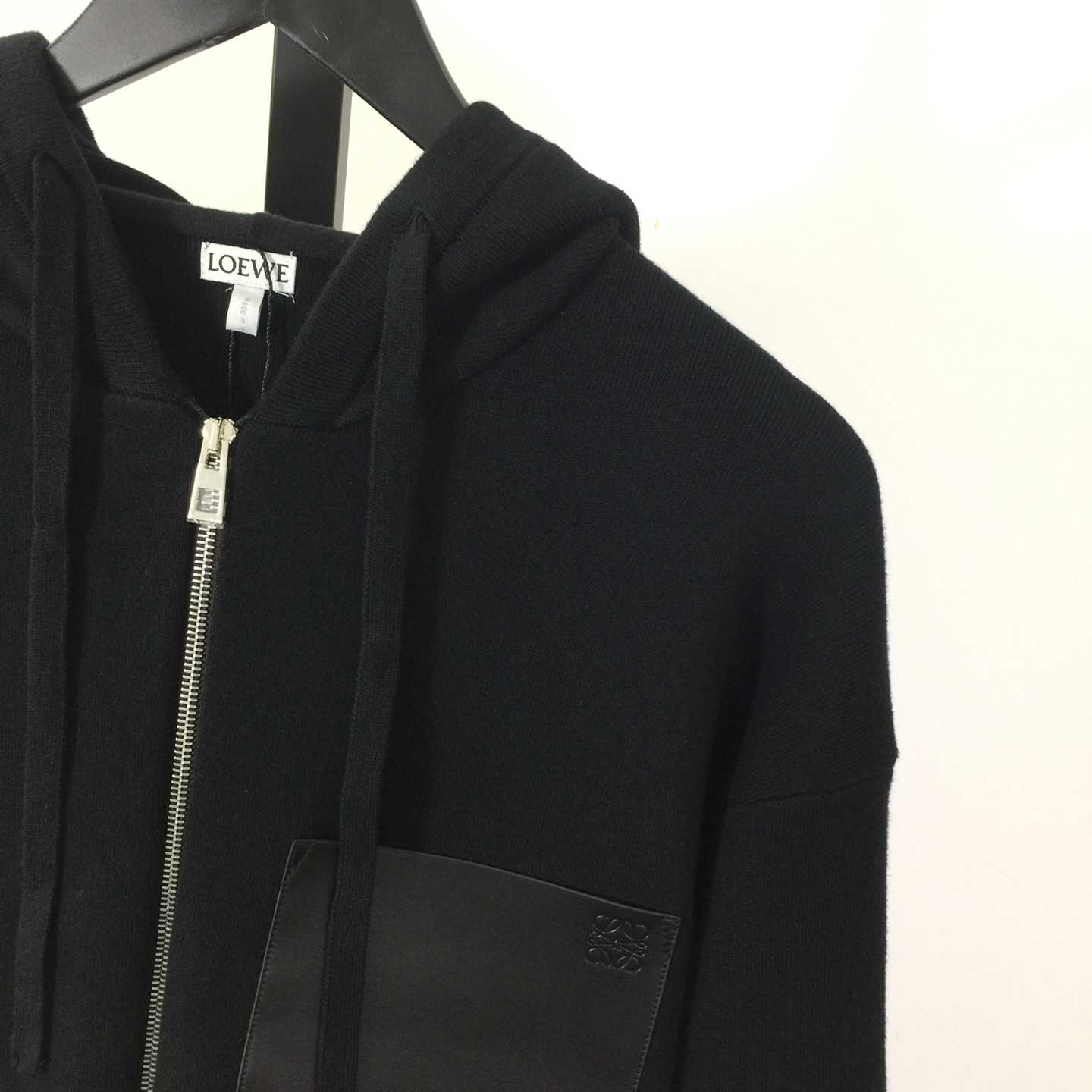 Loewe Zip-up Hoodie In Wool - FashionPlug