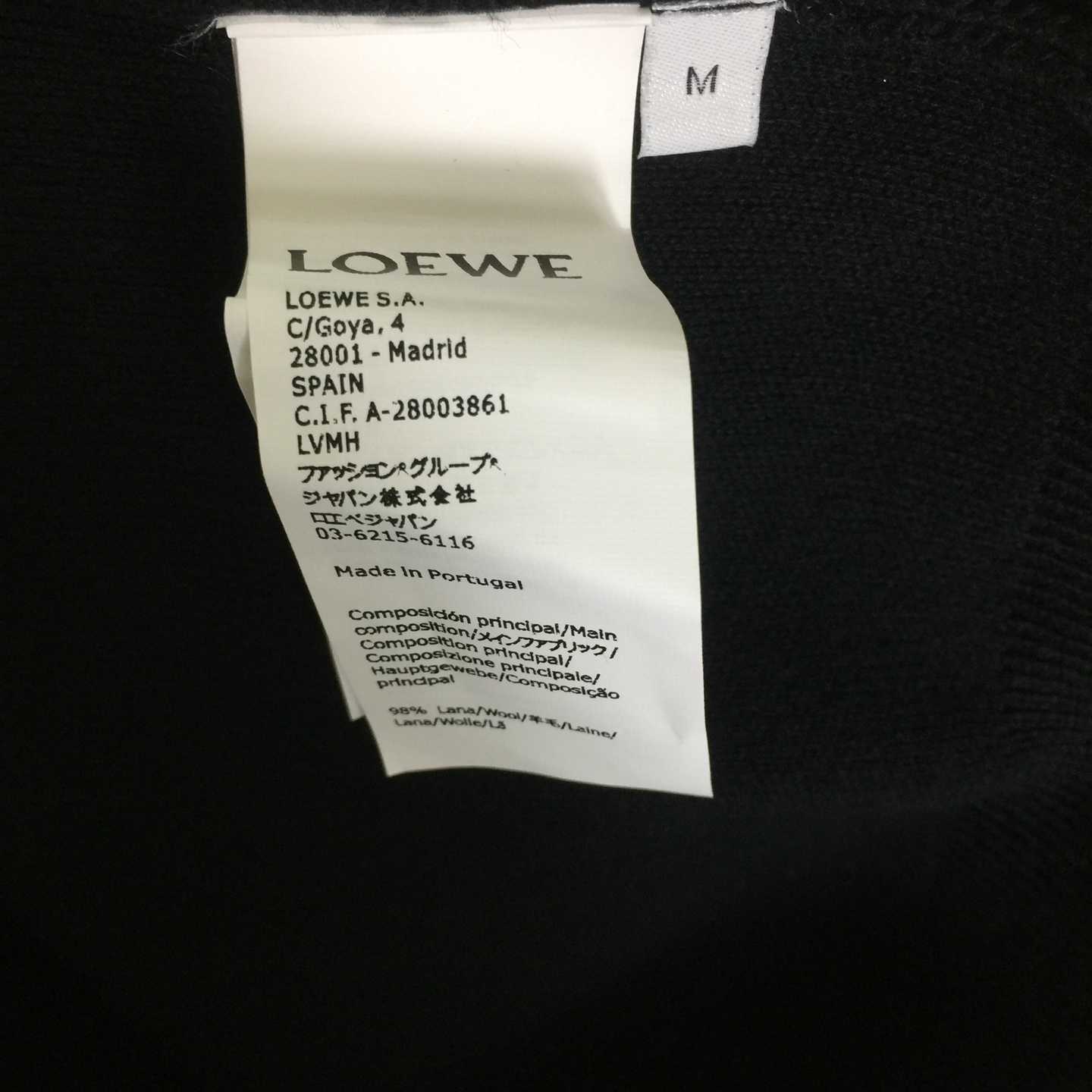 Loewe Zip-up Hoodie In Wool - FashionPlug
