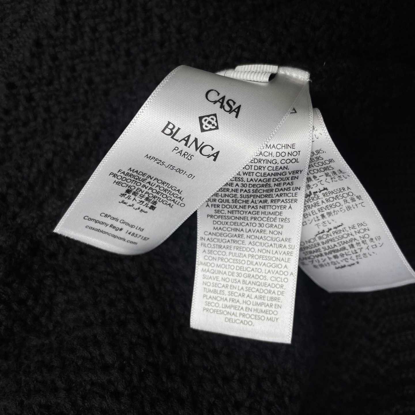 Casablanca Buttoned Ribbed Knit Cardigan   D0114 - FashionPlug