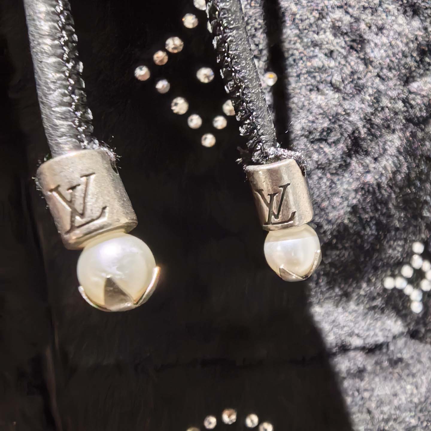 Louis Vuitton Monogram Embellished Shearling Hoodie   1AHBZ0 - FashionPlug