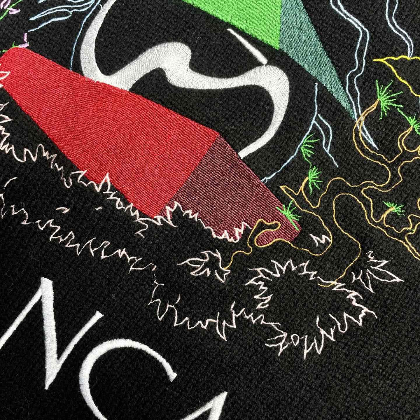 Casablanca Embroidered Panel Cardigan   Z6035 - FashionPlug