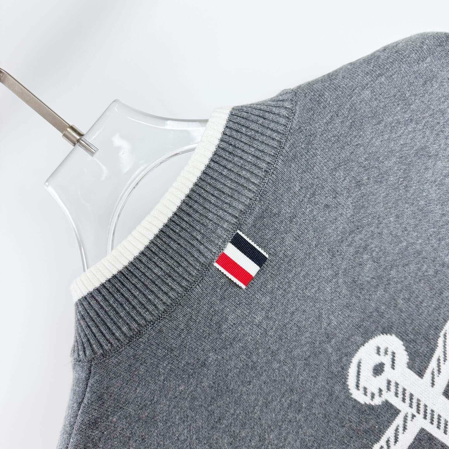 Thom Browne Wool Knit Cardigan - FashionPlug