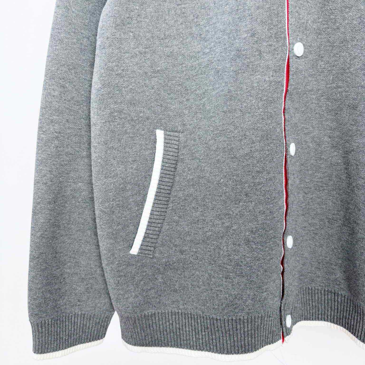 Thom Browne Wool Knit Cardigan - FashionPlug