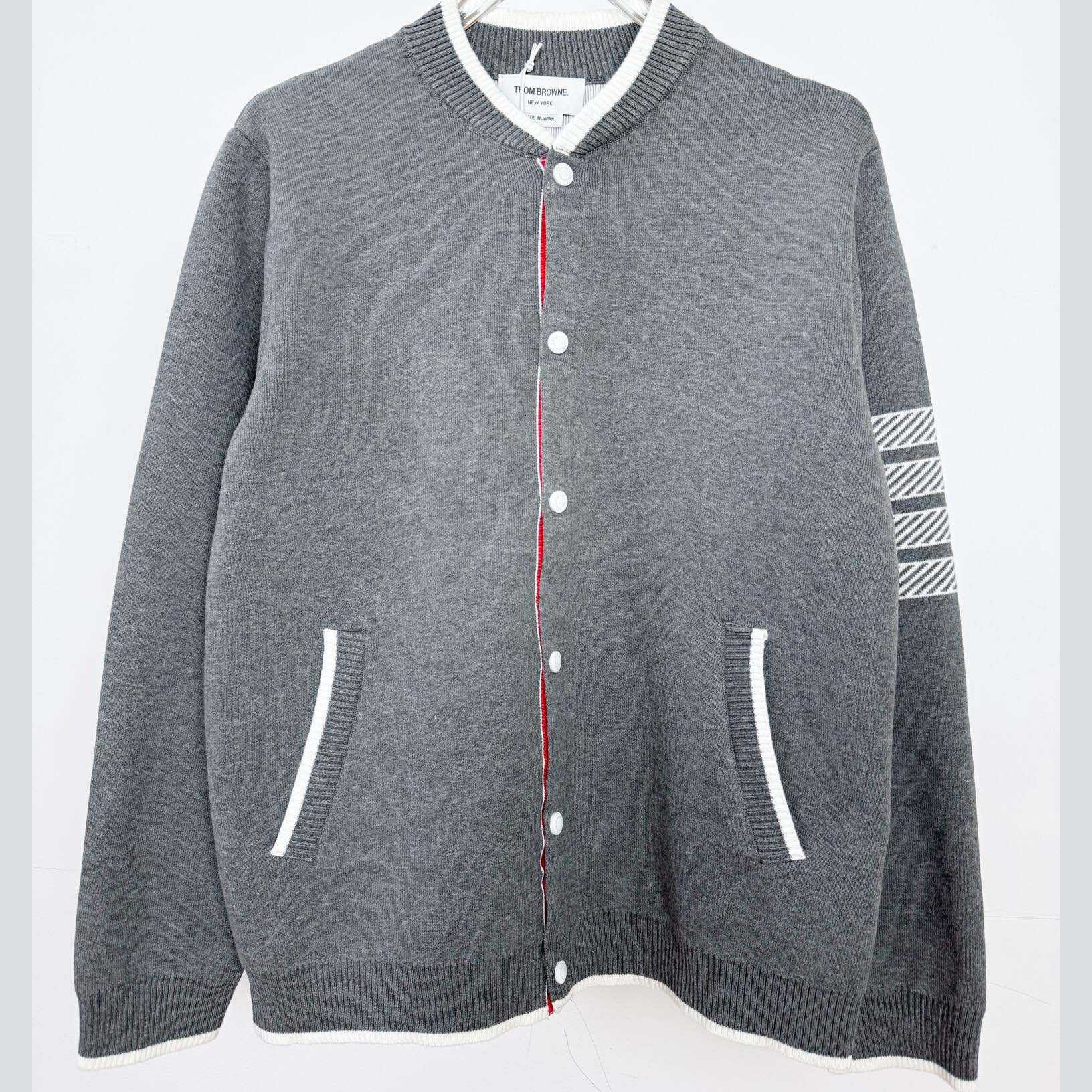 Thom Browne Wool Knit Cardigan - FashionPlug