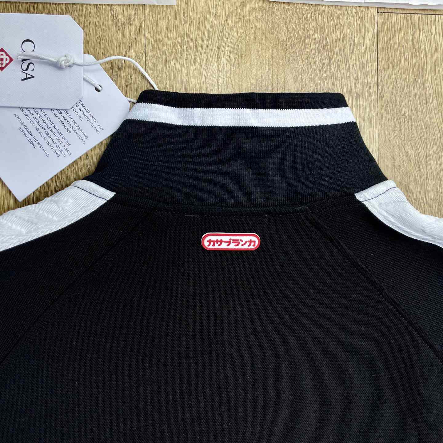 Casablanca Quarter Zip Laurel Sweatshirt   c1108 - FashionPlug