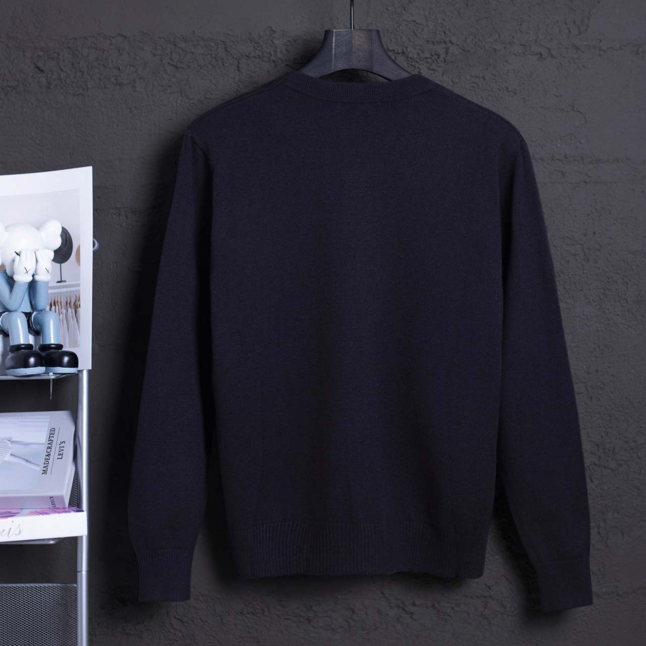 AMI Paris Ami De Coeur Wool Cardigan - FashionPlug