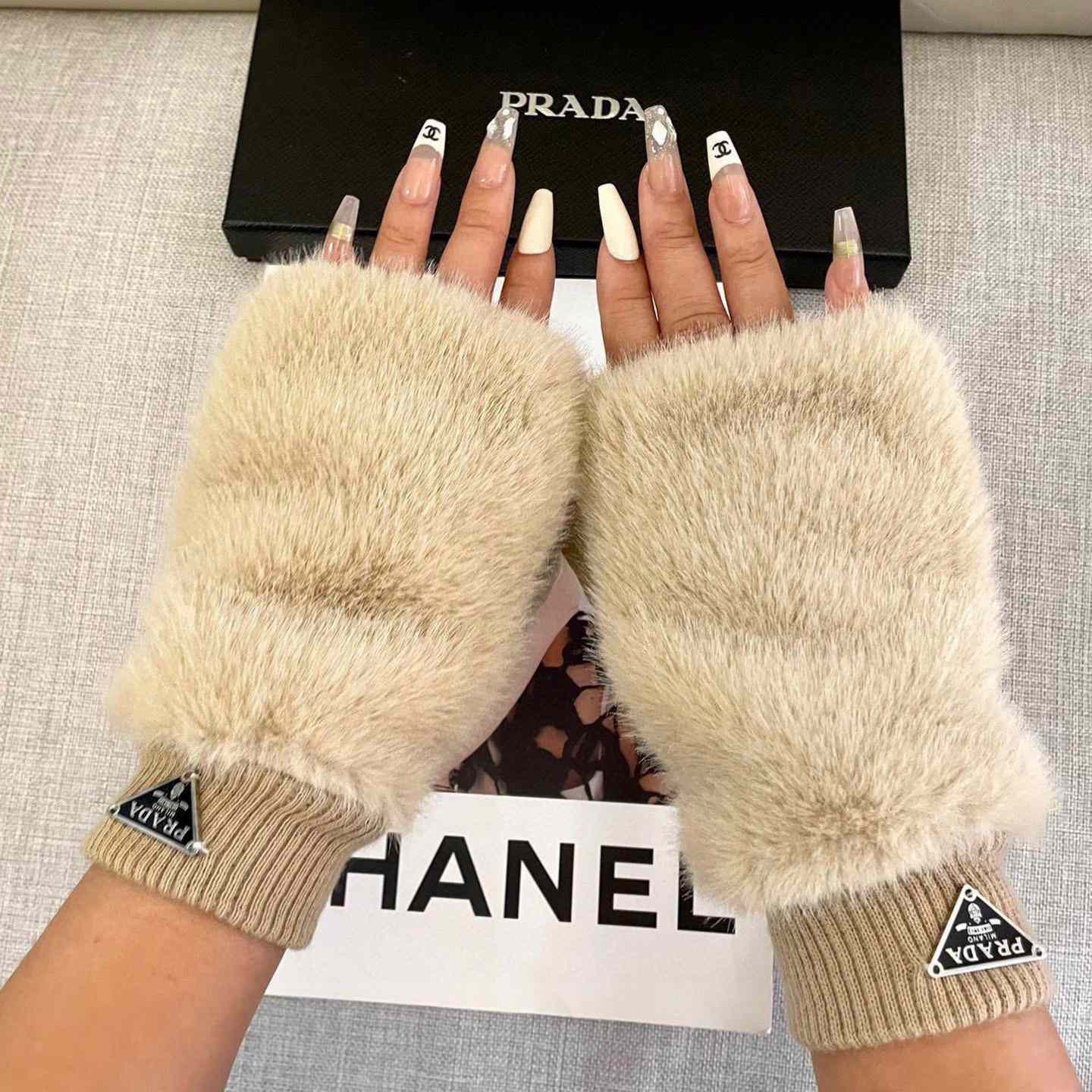 Prada Women's Gloves  - FashionPlug