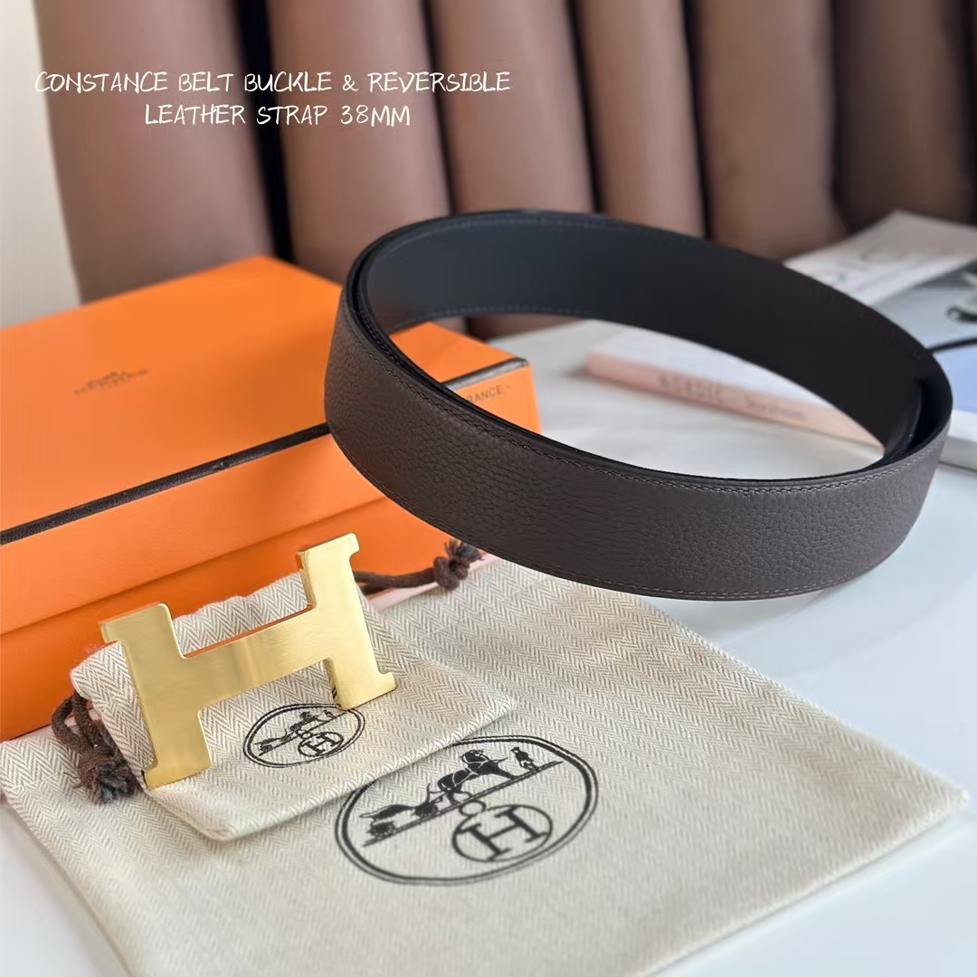 Hermes Reversible Leather Belts    38 mm - FashionPlug