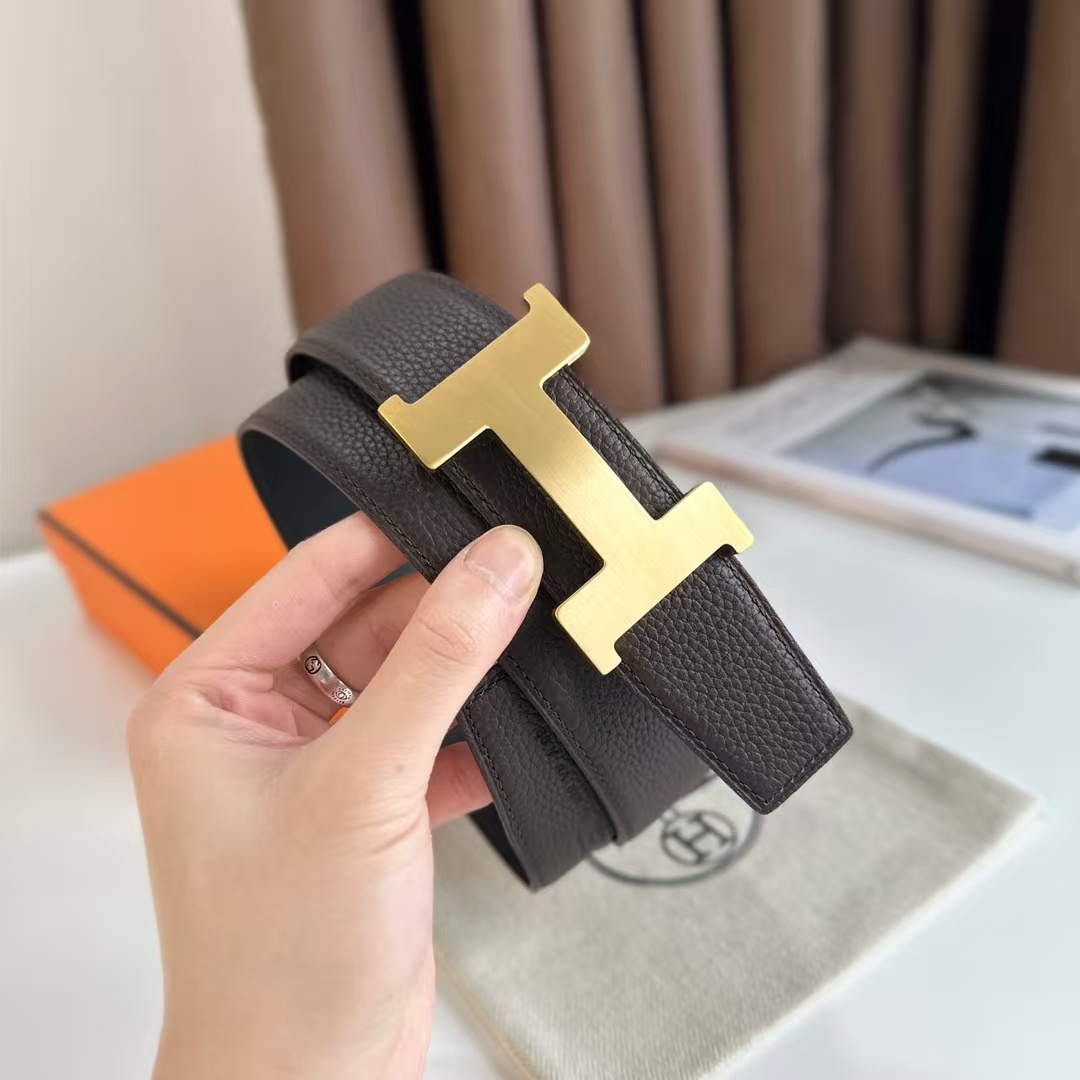 Hermes Reversible Leather Belts    38 mm - FashionPlug