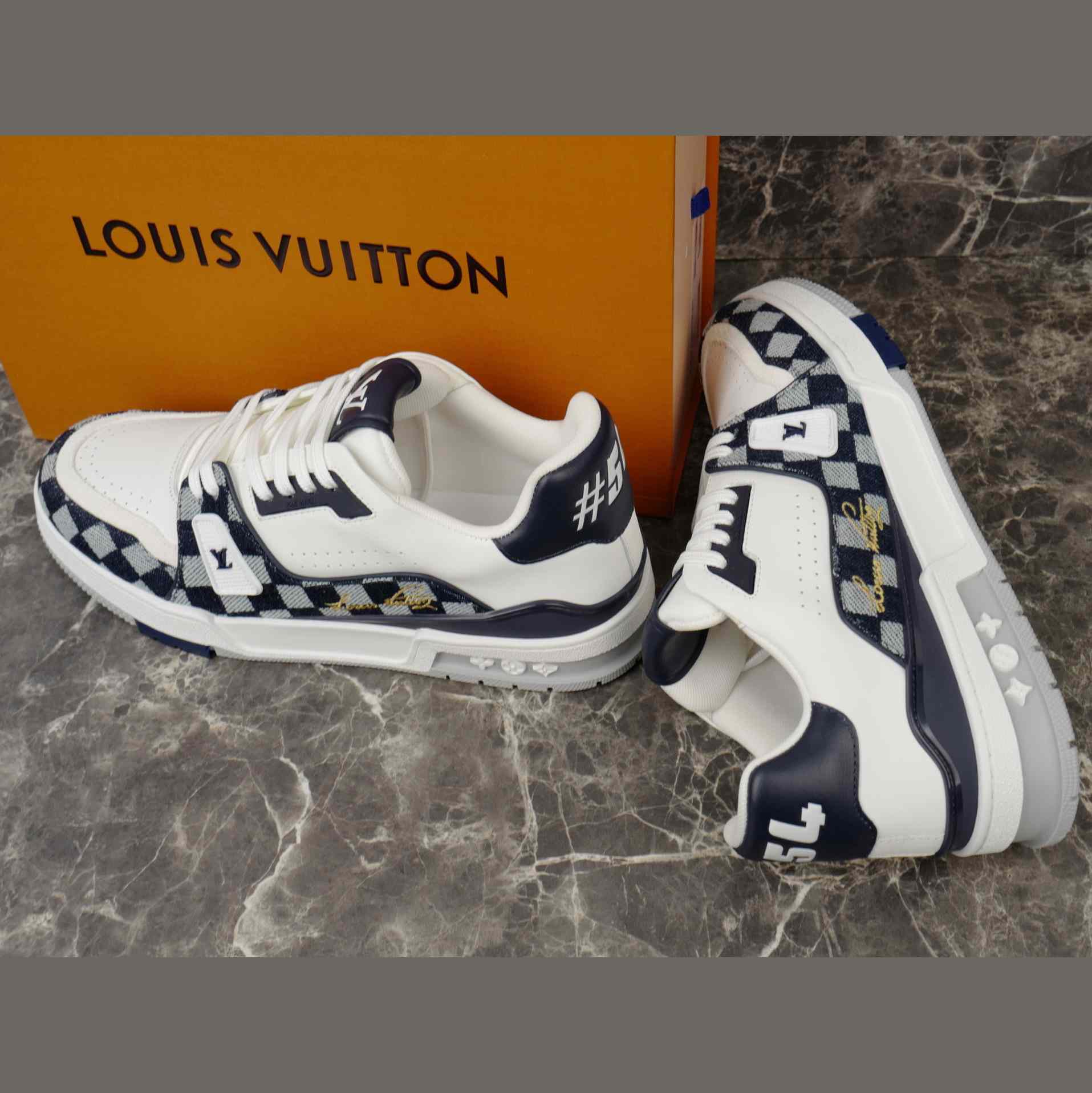Louis Vuitton LV Trainer Sneaker   1AIKR1 - FashionPlug