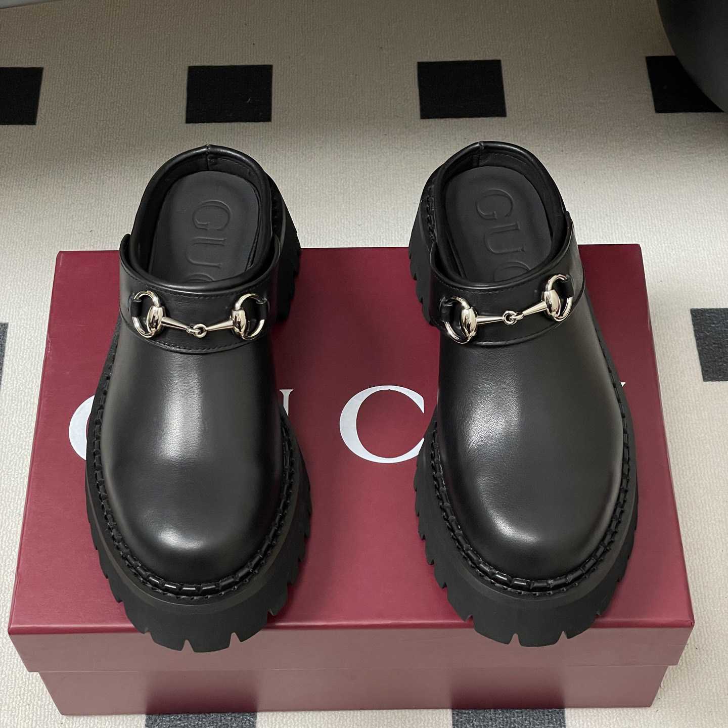 Gucci Women's Mule With Horsebit - FashionPlug