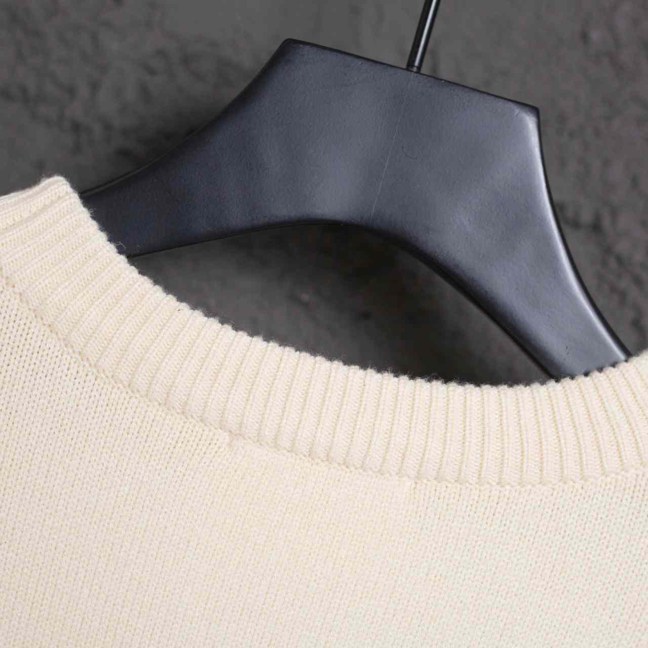 AMI Paris Ami De Coeur Patch Sweater - FashionPlug