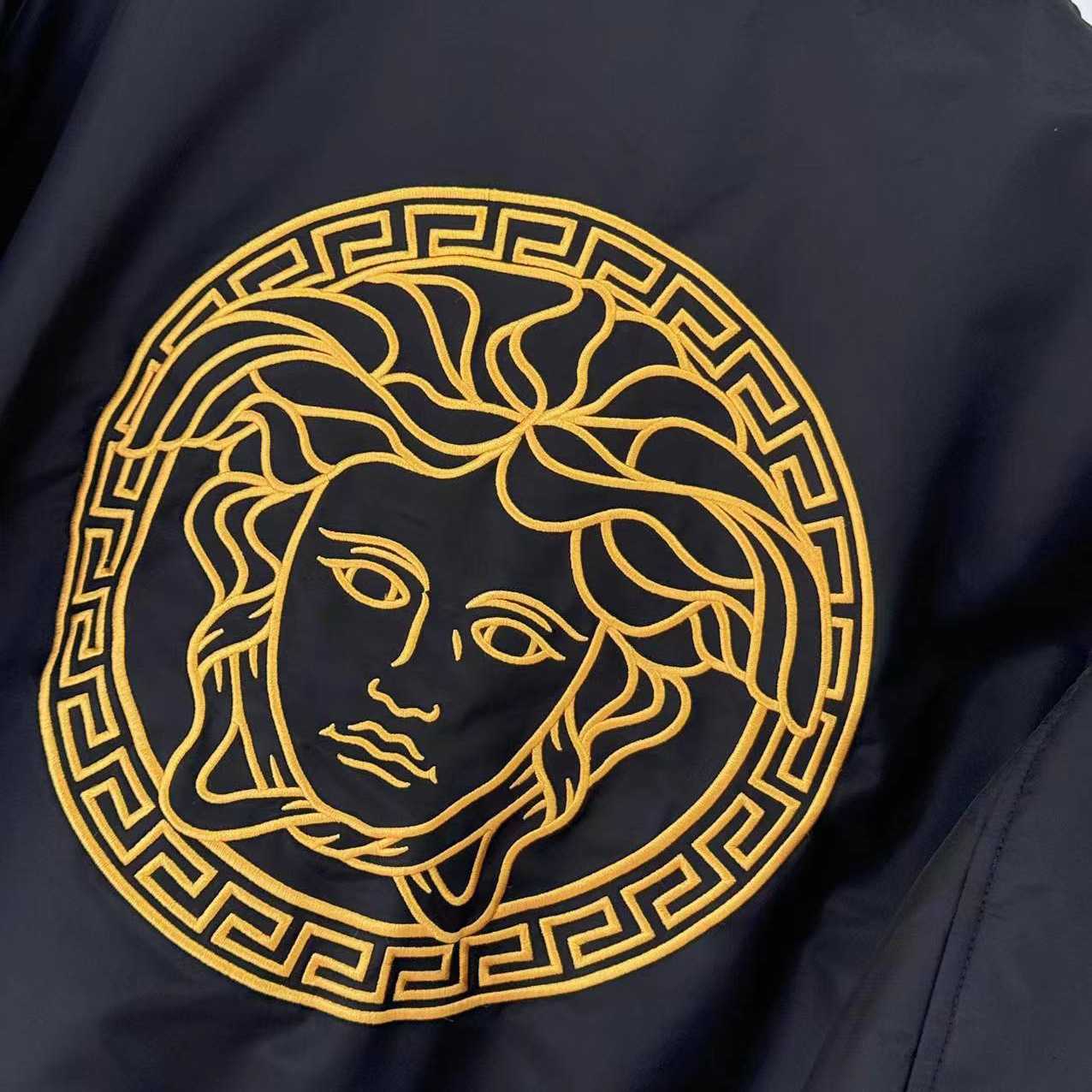 Versace Medusa Head Bomber Jacket - FashionPlug