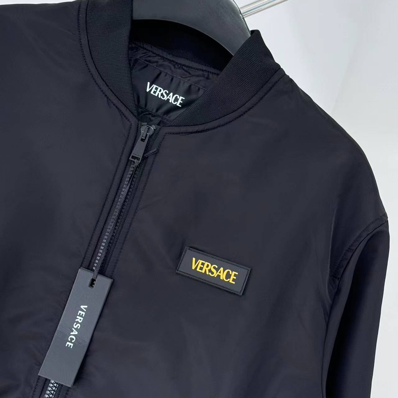 Versace Medusa Head Bomber Jacket - FashionPlug