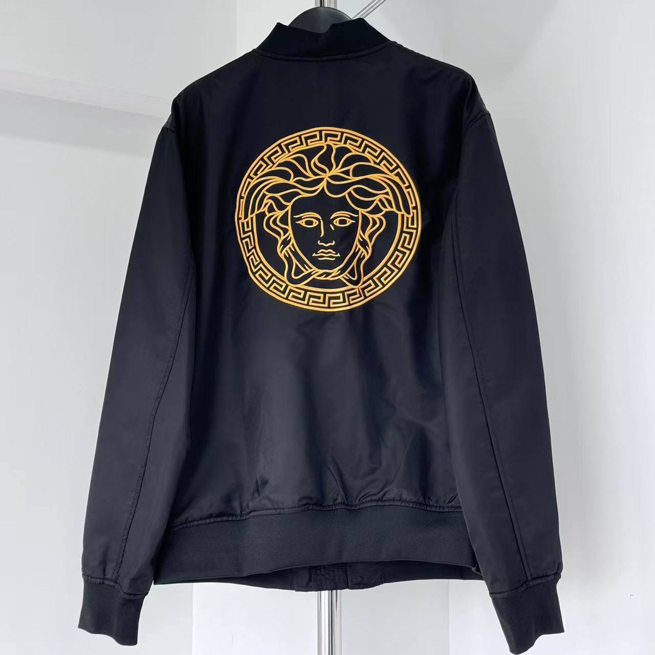Versace Medusa Head Bomber Jacket - FashionPlug