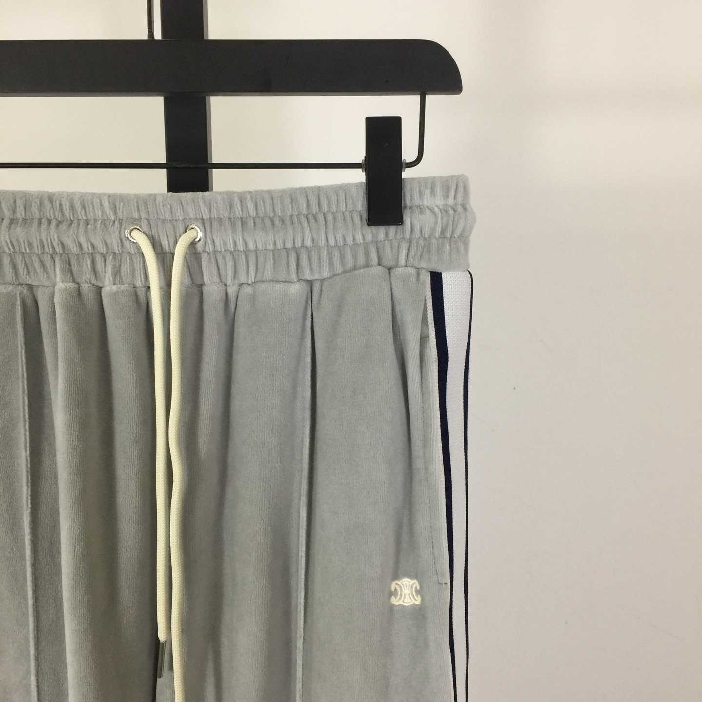 Celine Tracksuit Pants In Velvet Jersey - FashionPlug