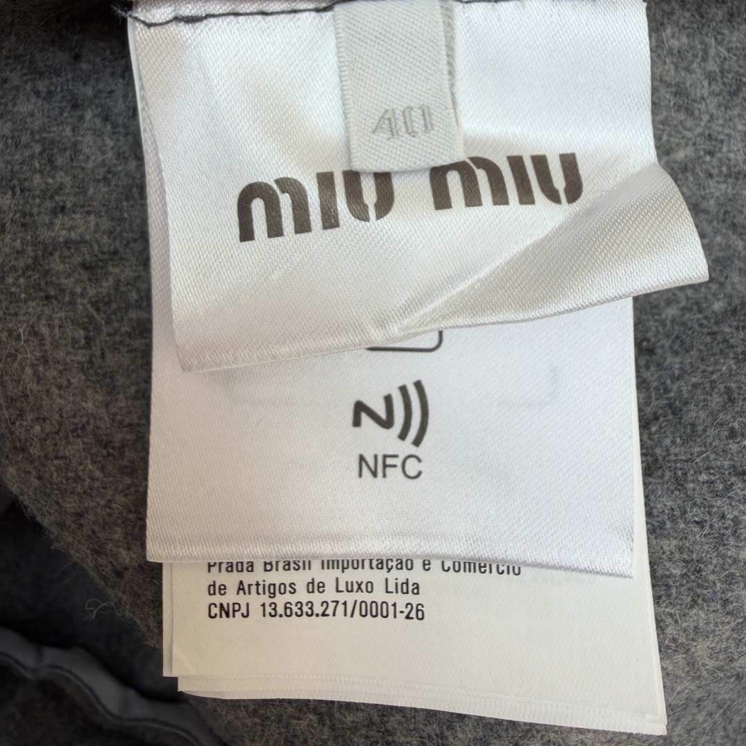 Miu Miu Double Cashmere Blouson Jacket - FashionPlug