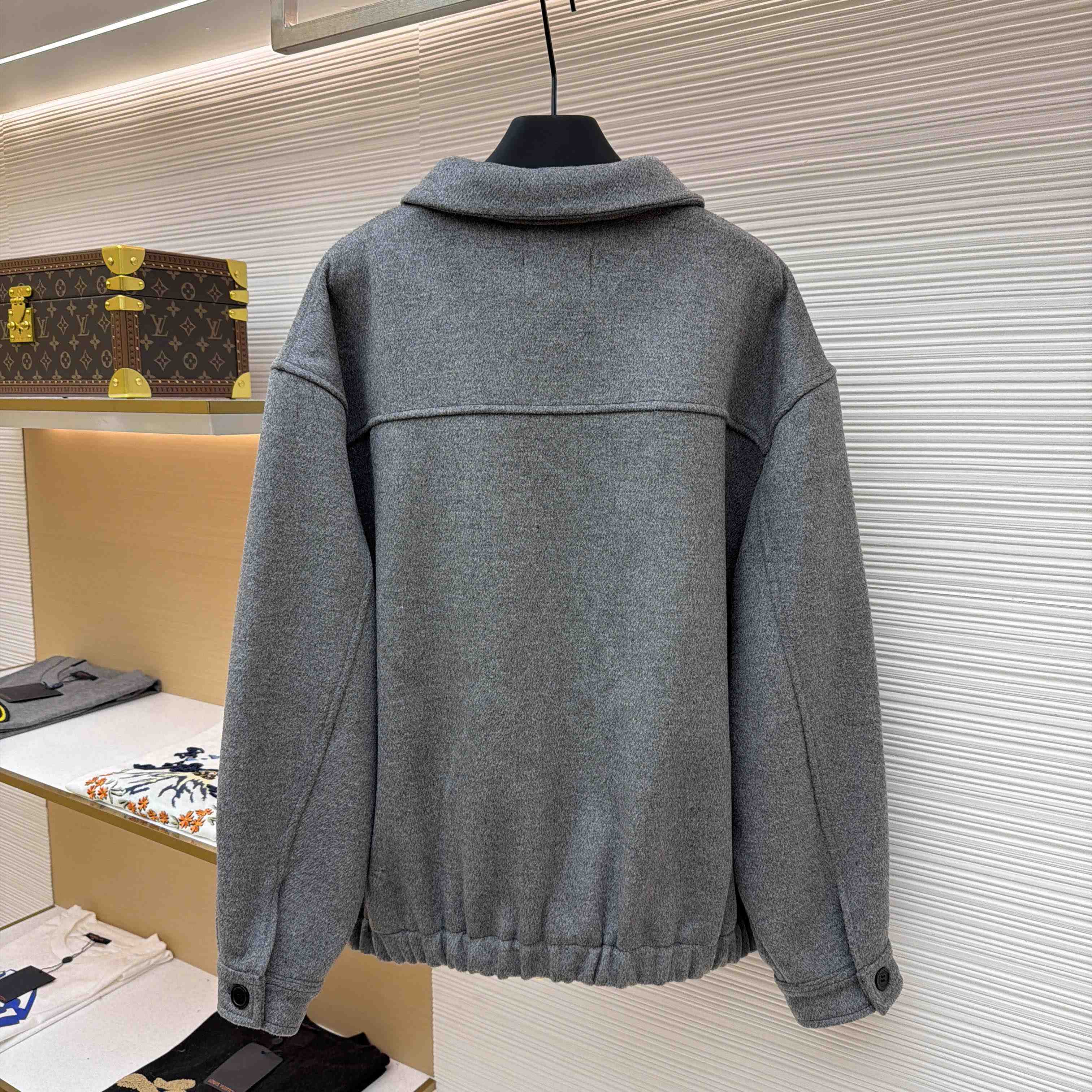 Miu Miu Double Cashmere Blouson Jacket - FashionPlug