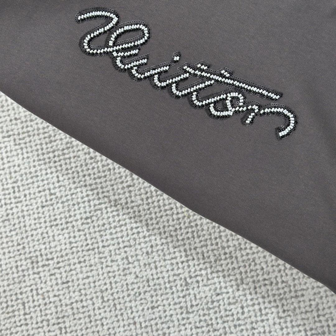 Louis Vuitton Embellished Signature Hoodie   1AJCFS - FashionPlug