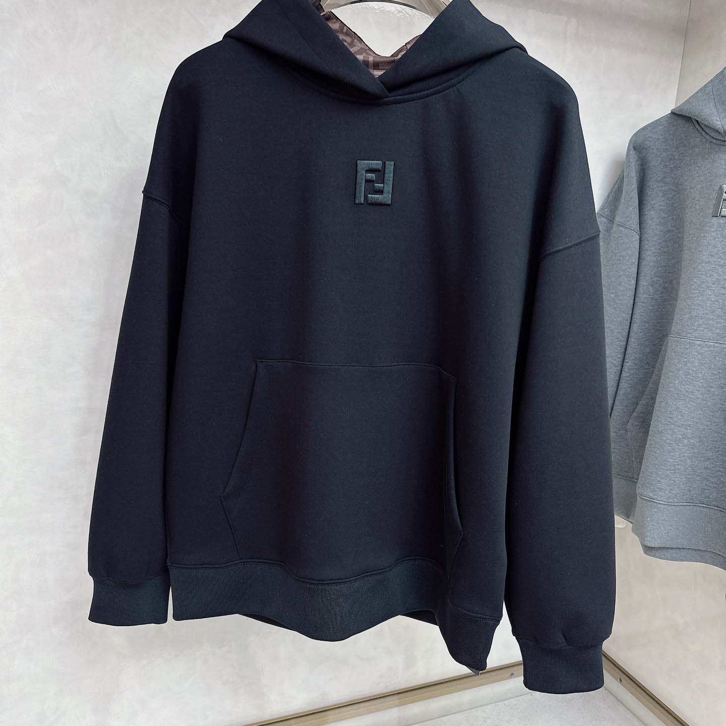 Fendi Black Cotton Sweatshirt - FashionPlug