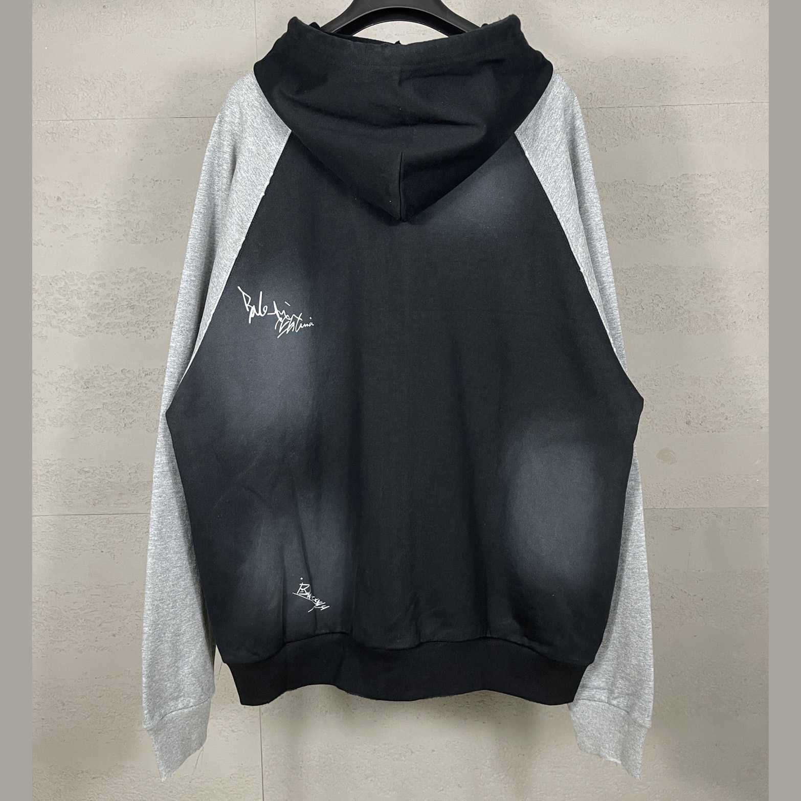 Balenciaga Banana Raglan Oversized Zip-Up Hoodie  - FashionPlug