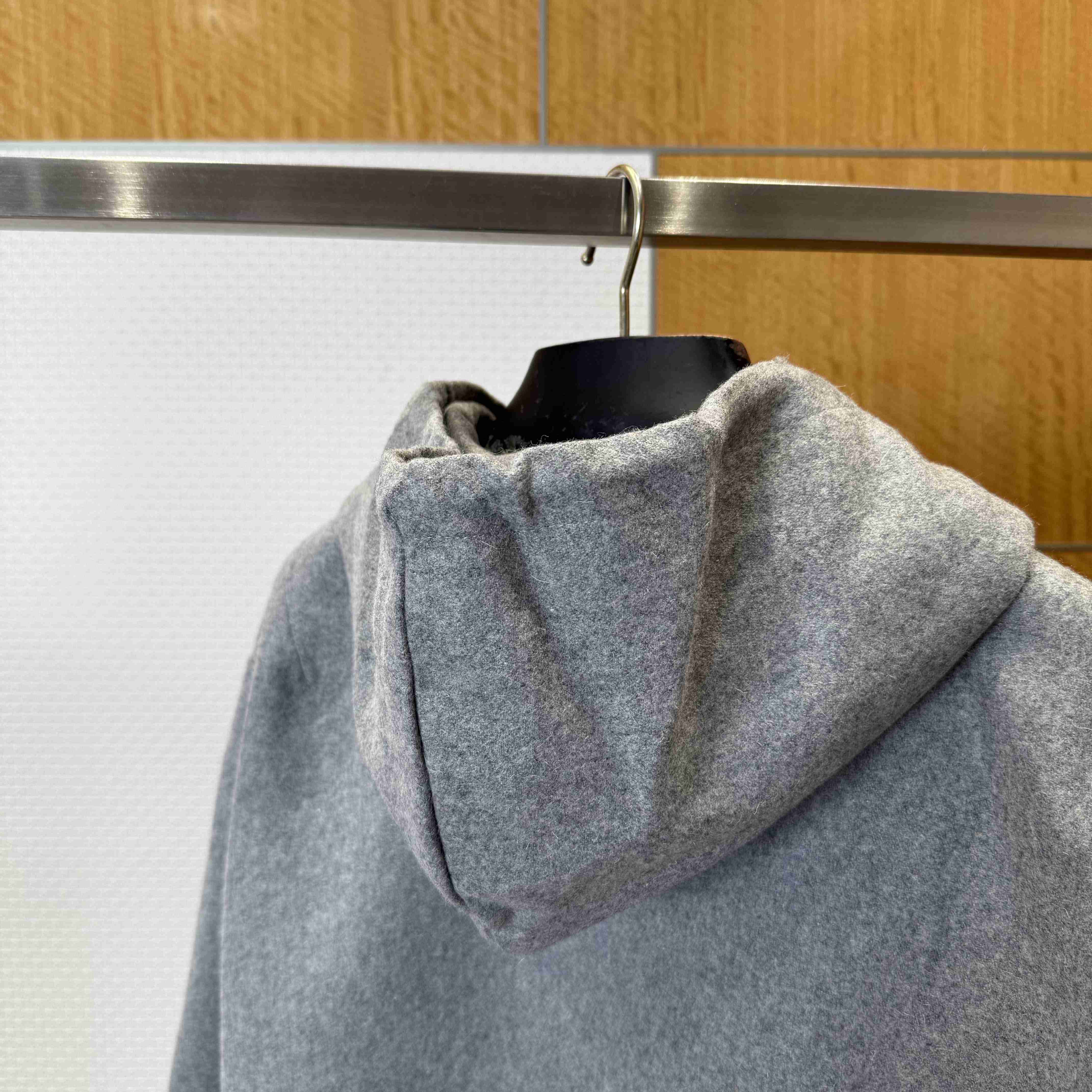 Louis Vuitton Tailored Technical Wool Hooded Blouson   1AFYBQ - FashionPlug