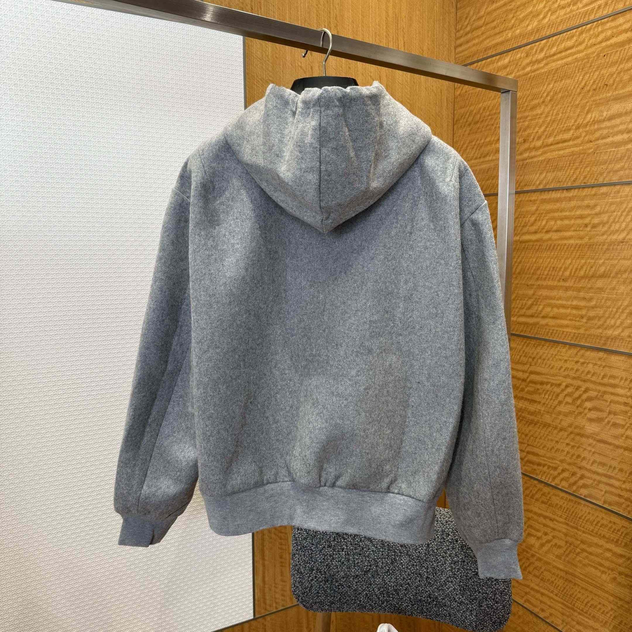 Louis Vuitton Tailored Technical Wool Hooded Blouson   1AFYBQ - FashionPlug