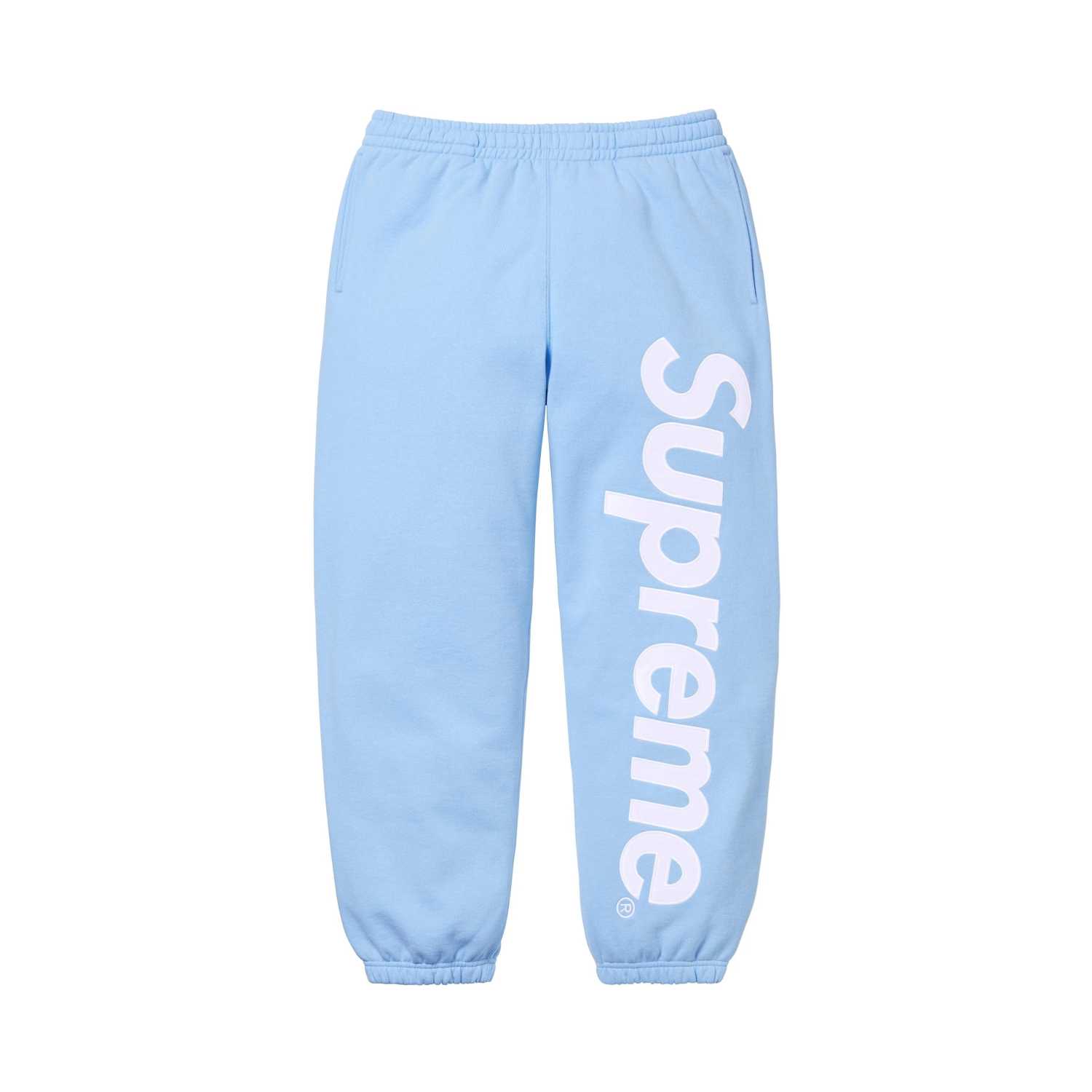 Supreme Satin Appliqué Sweatpant - FashionPlug