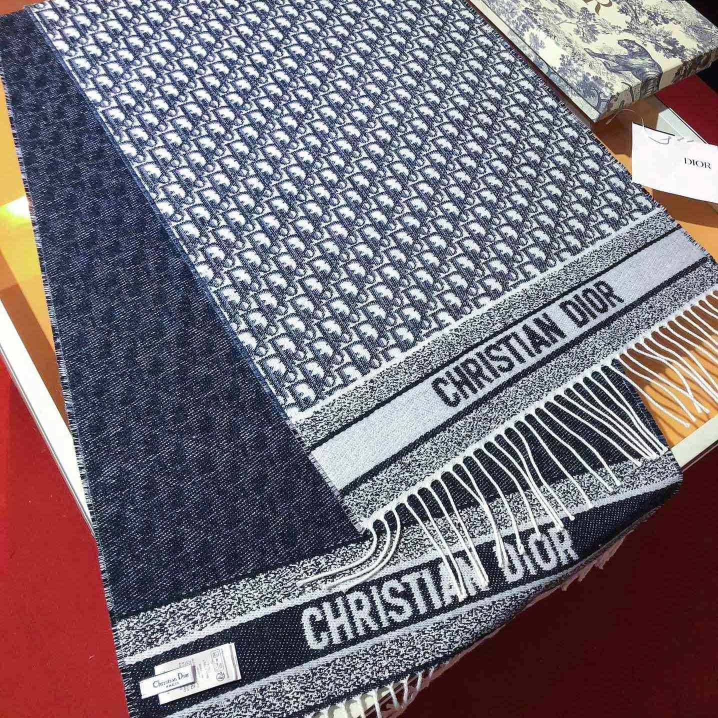 Dior Oblique Scarf - FashionPlug