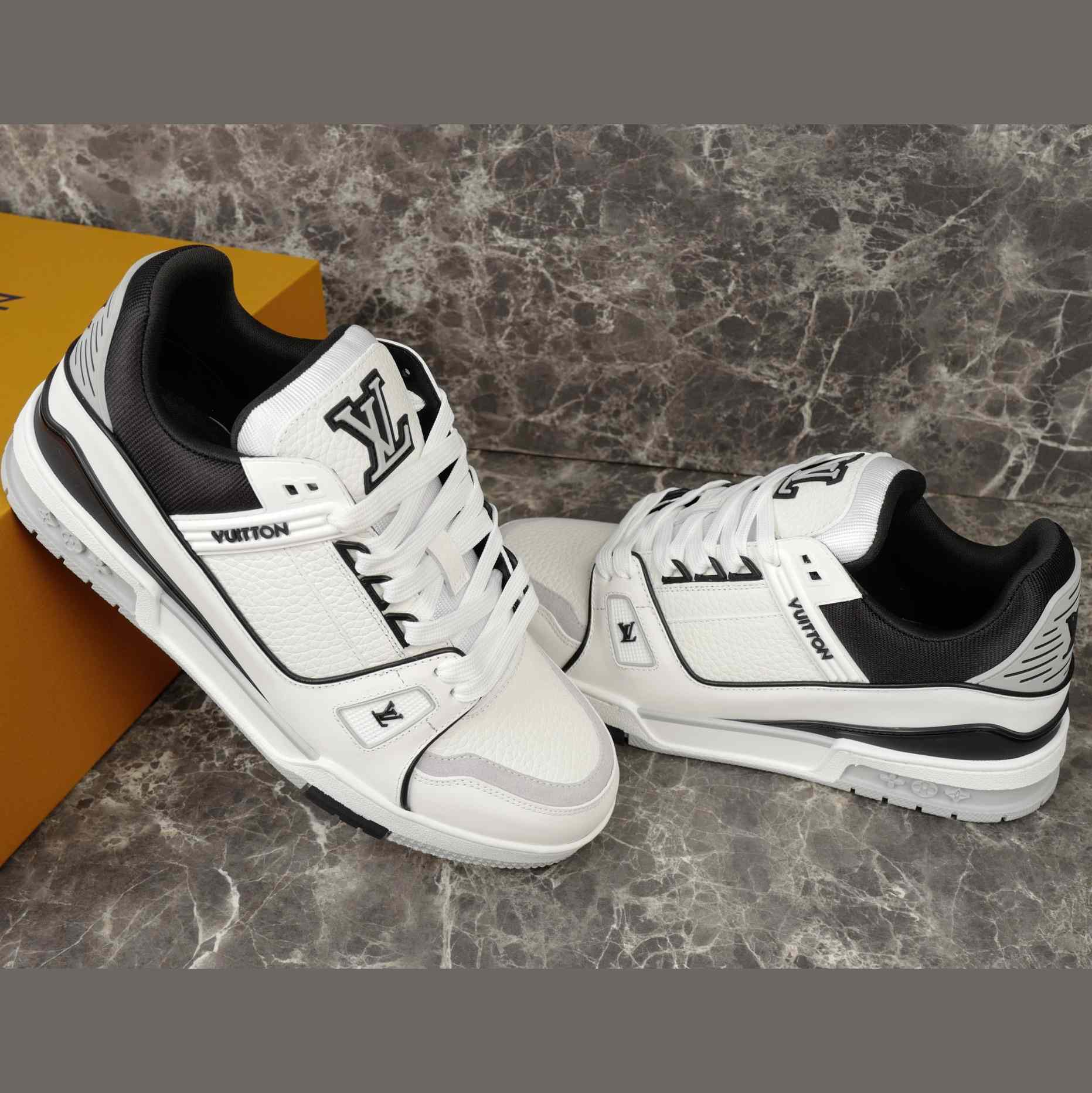 Louis Vuitton LV Trainer Sneaker   1AIJ48 - FashionPlug