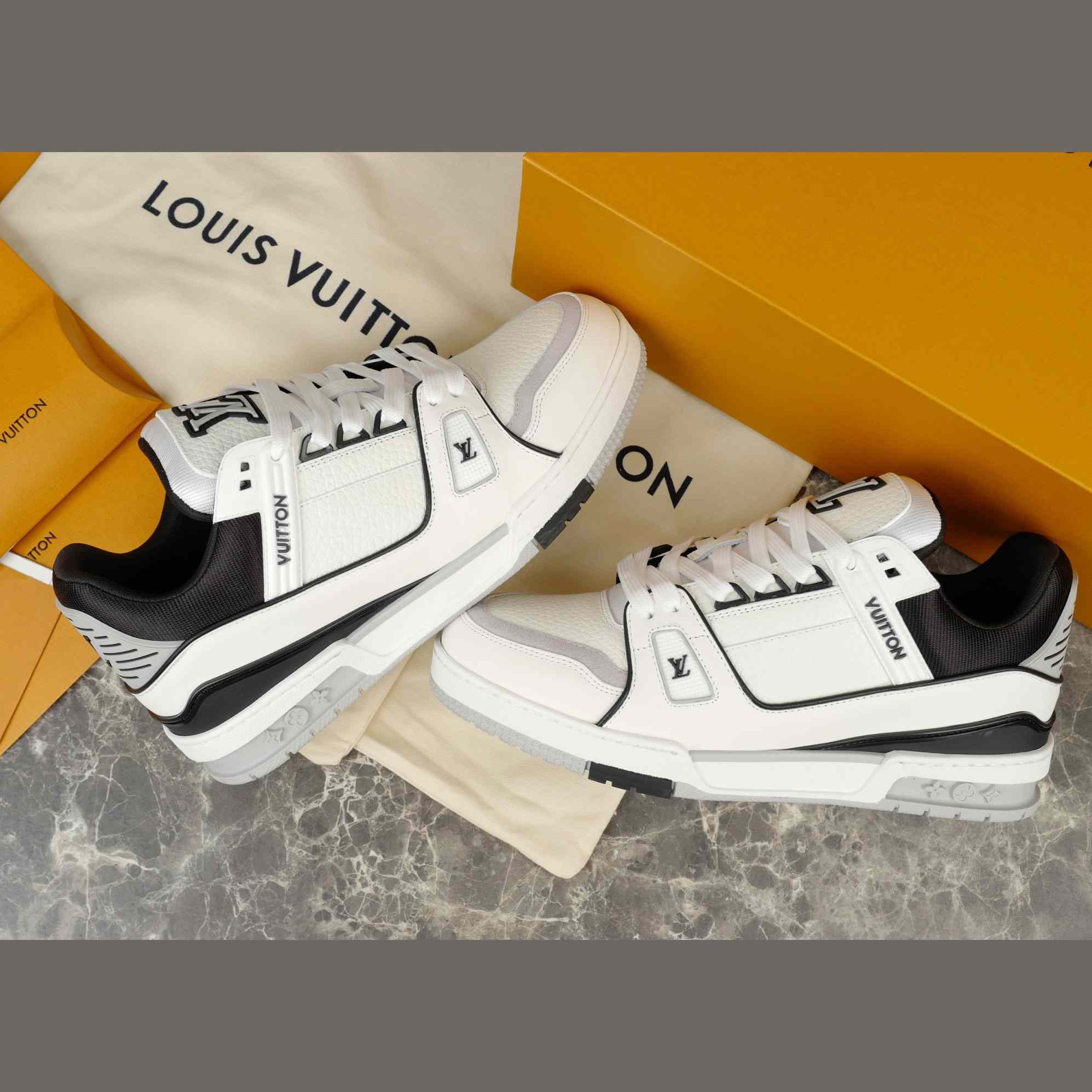 Louis Vuitton LV Trainer Sneaker   1AIJ48 - FashionPlug