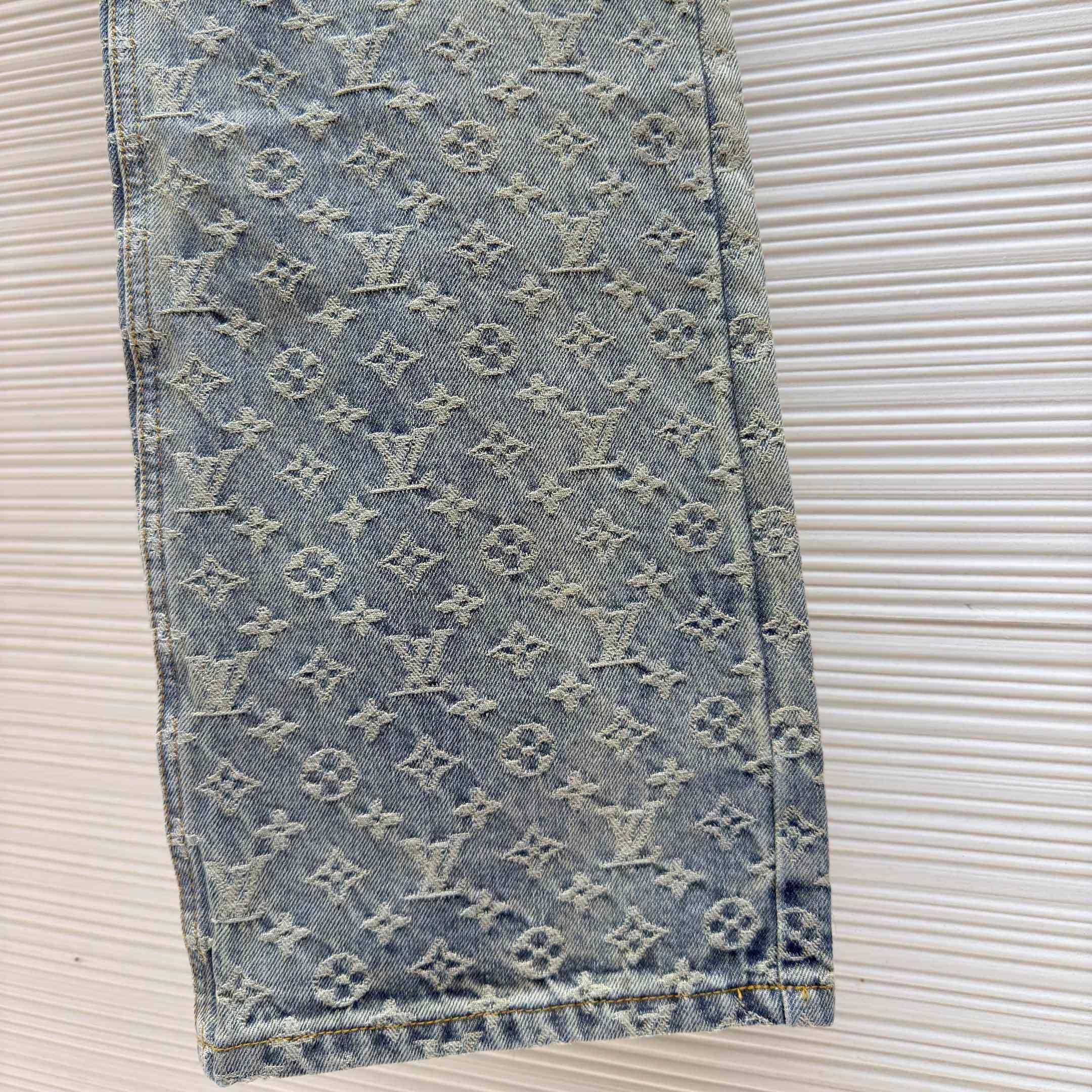 Louis Vuitton Baggy Denim Pants - FashionPlug