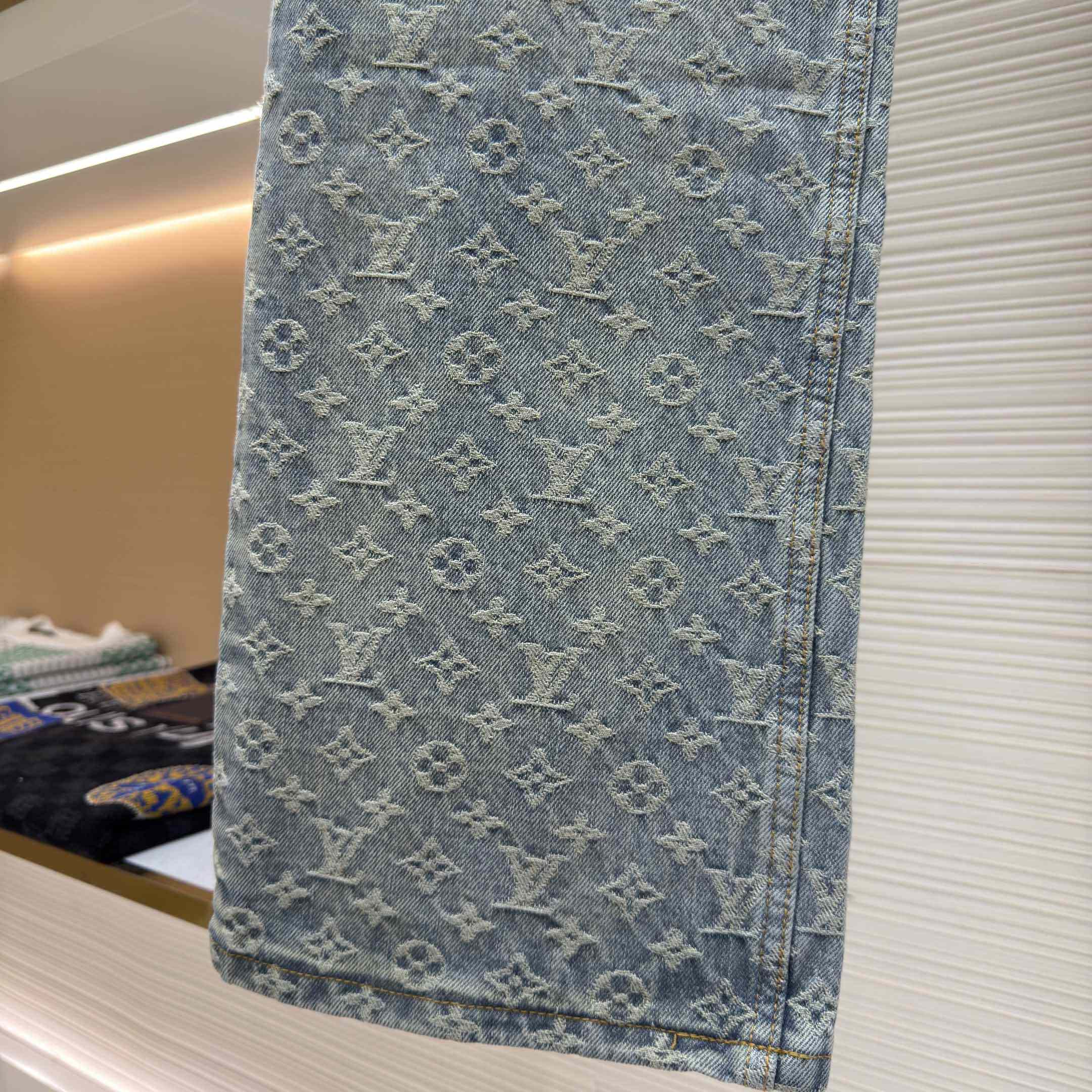 Louis Vuitton Baggy Denim Pants - FashionPlug