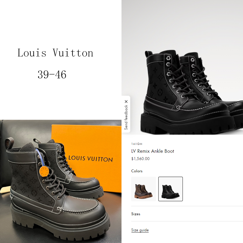 Louis Vuitton LV Remix Ankle Boot   1AIIQM - FashionPlug