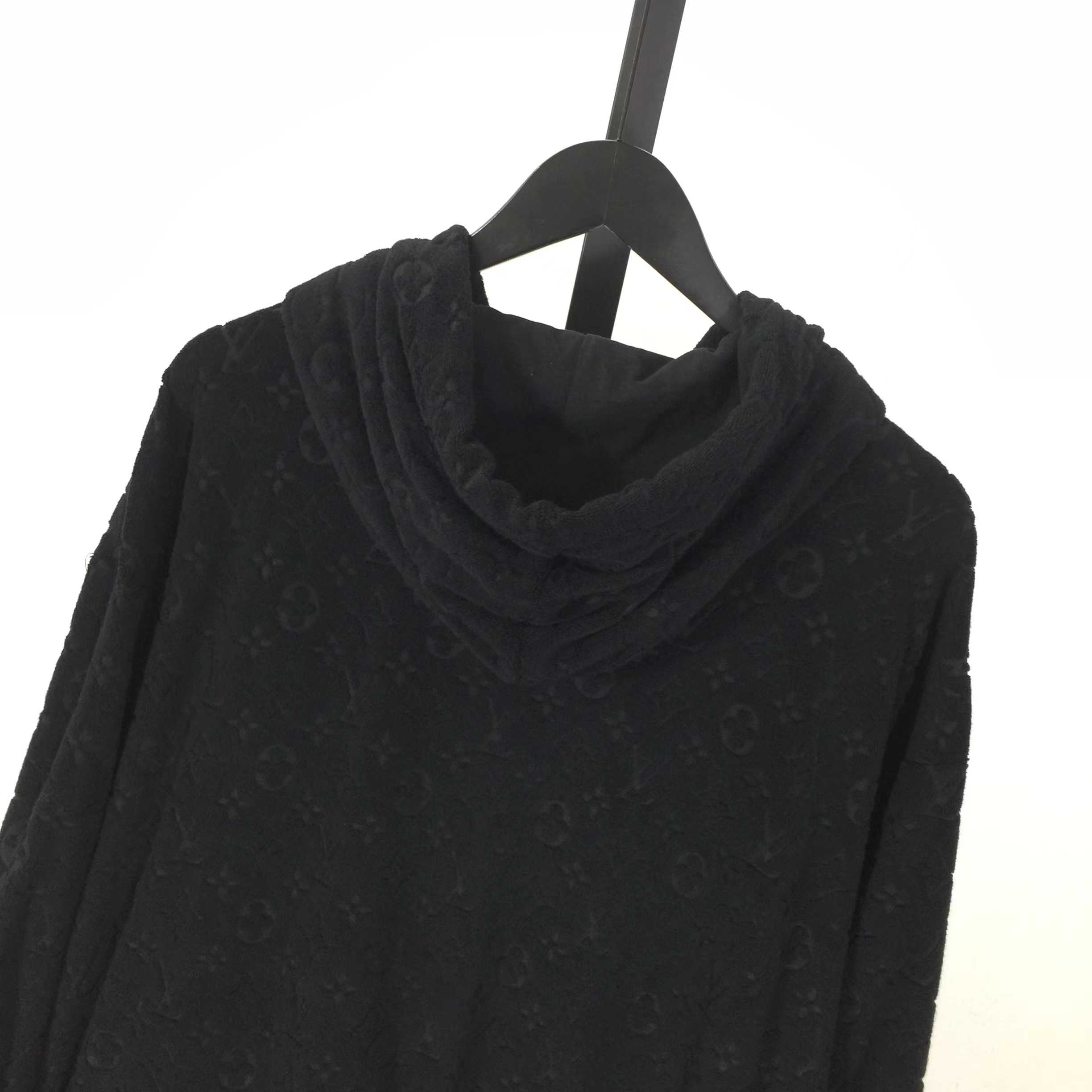 Louis Vuitton Monogram Terry Zip-Through Hoodie   1AGMF2 - FashionPlug