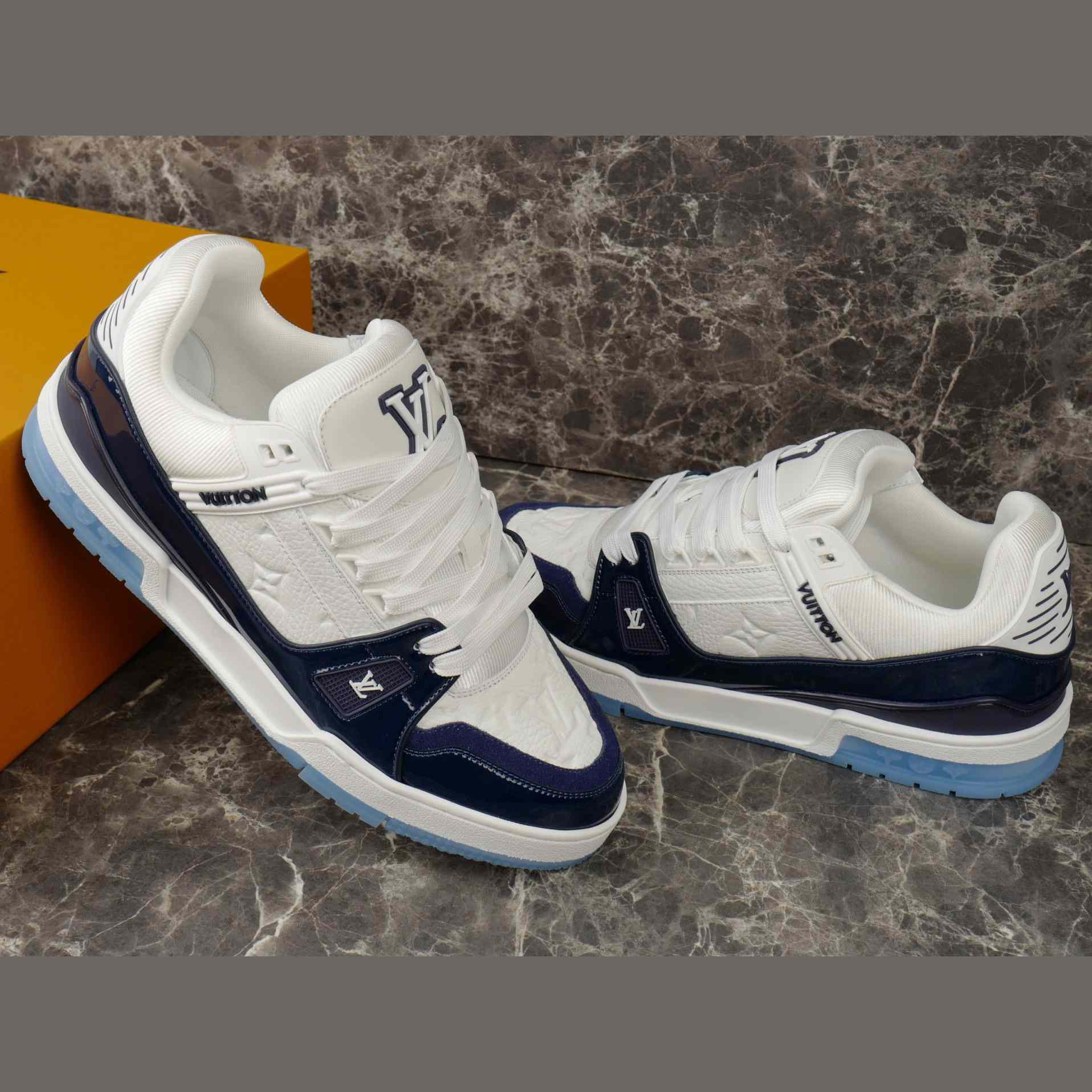 Louis Vuitton LV Trainer Sneaker   1AJ190 - FashionPlug