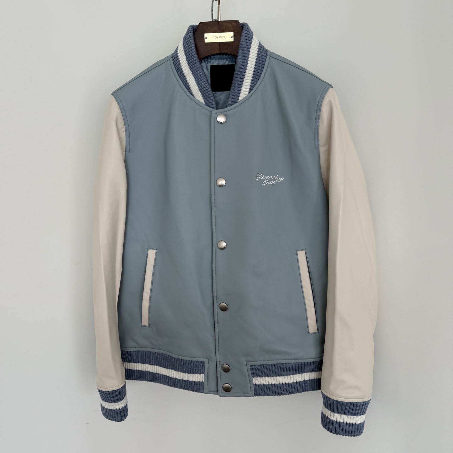 Givenchy Leather Bomber Jacket - FashionPlug