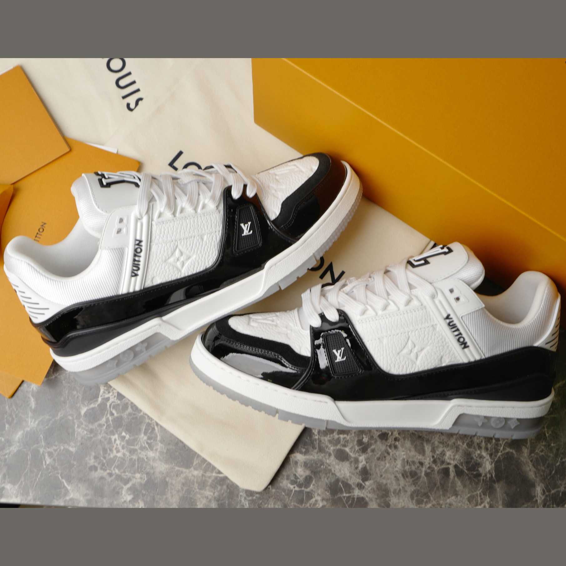 Louis Vuitton LV Trainer Sneaker   1AJ130 - FashionPlug