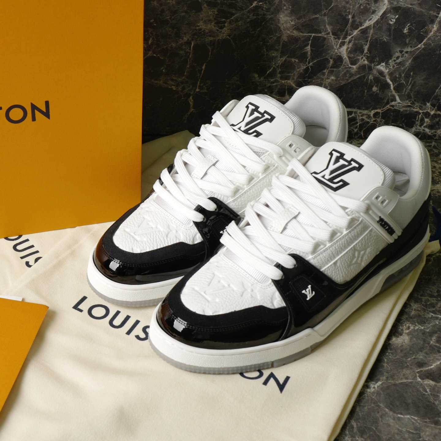 Louis Vuitton LV Trainer Sneaker   1AJ130 - FashionPlug