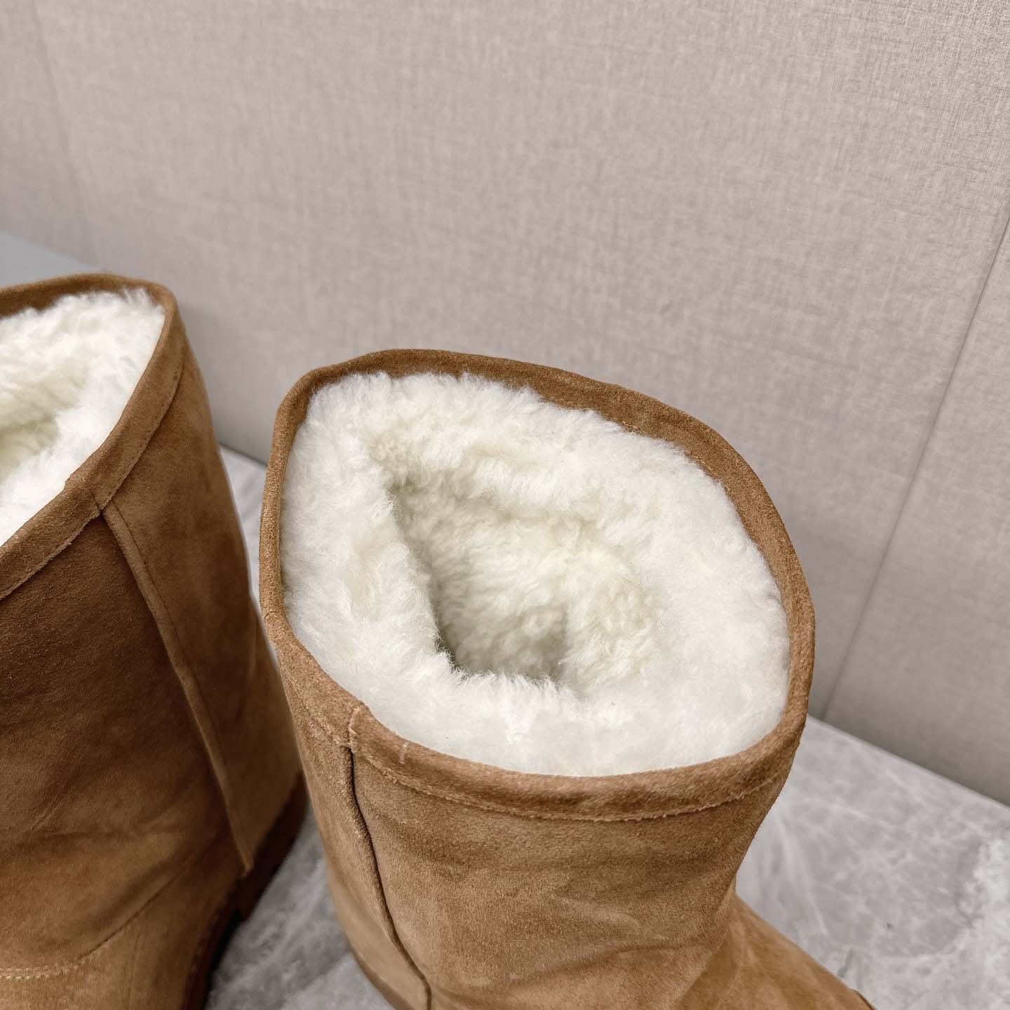 Balenciaga Alaska Fur High Boots - FashionPlug