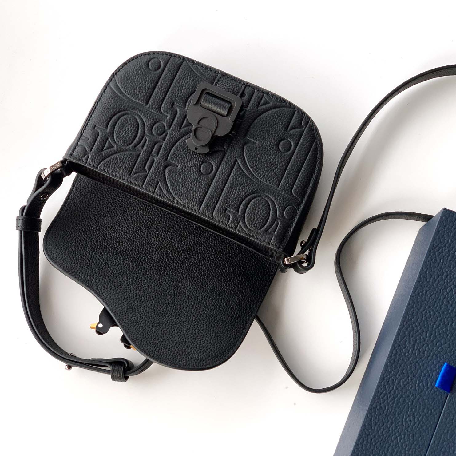 Dior Mini Saddle Messenger Bag With Flap  - FashionPlug