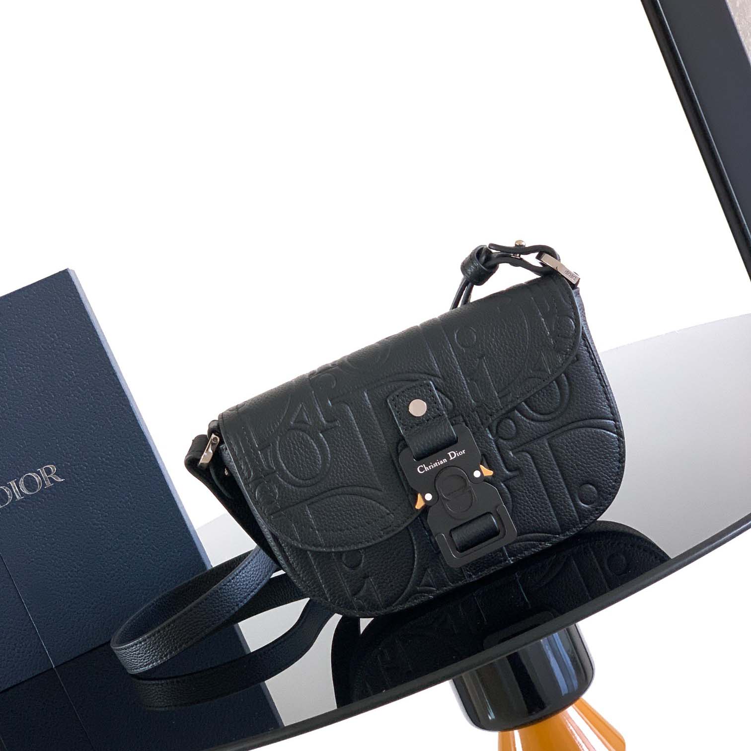 Dior Mini Saddle Messenger Bag With Flap  - FashionPlug